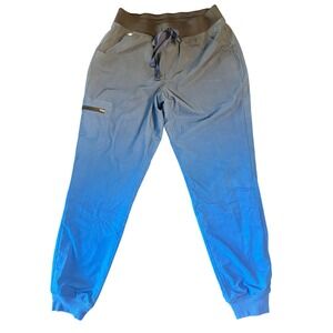 FIGS Limited Edition Milky Way Ombre Zamora Jogger Scrub Pants - Small EUC